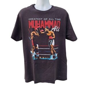 Muhammad Ali Greatest Of All Time Graphic T Shirt Mens XL Black Boxing Tee